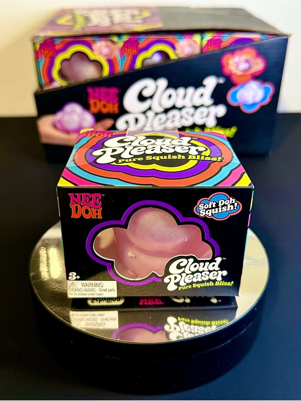 NeeDoh 3 PK BUNDLE ! Cloud Pleaser + 2 JellySquish! Squish Bliss! (New) - Picture 4 of 13